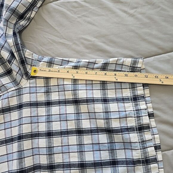 ECKO UNLTD Men's Dark and Light Blue Plaid Classic Relaxed Fit Cotton Shorts 38 - Picture 5 of 11